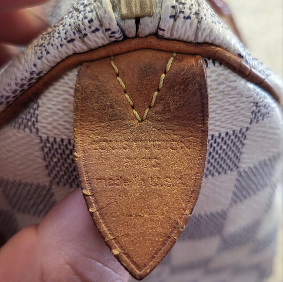 Louis vuitton speedy 25 azur - Picture 6 of 13